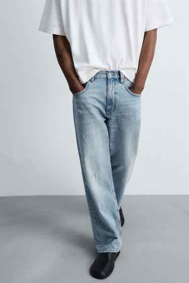 JEANS BAGGY FIT © OTIS KWAME KYE QUAICOE - أزرق فاتح الخاص بـ Zara
