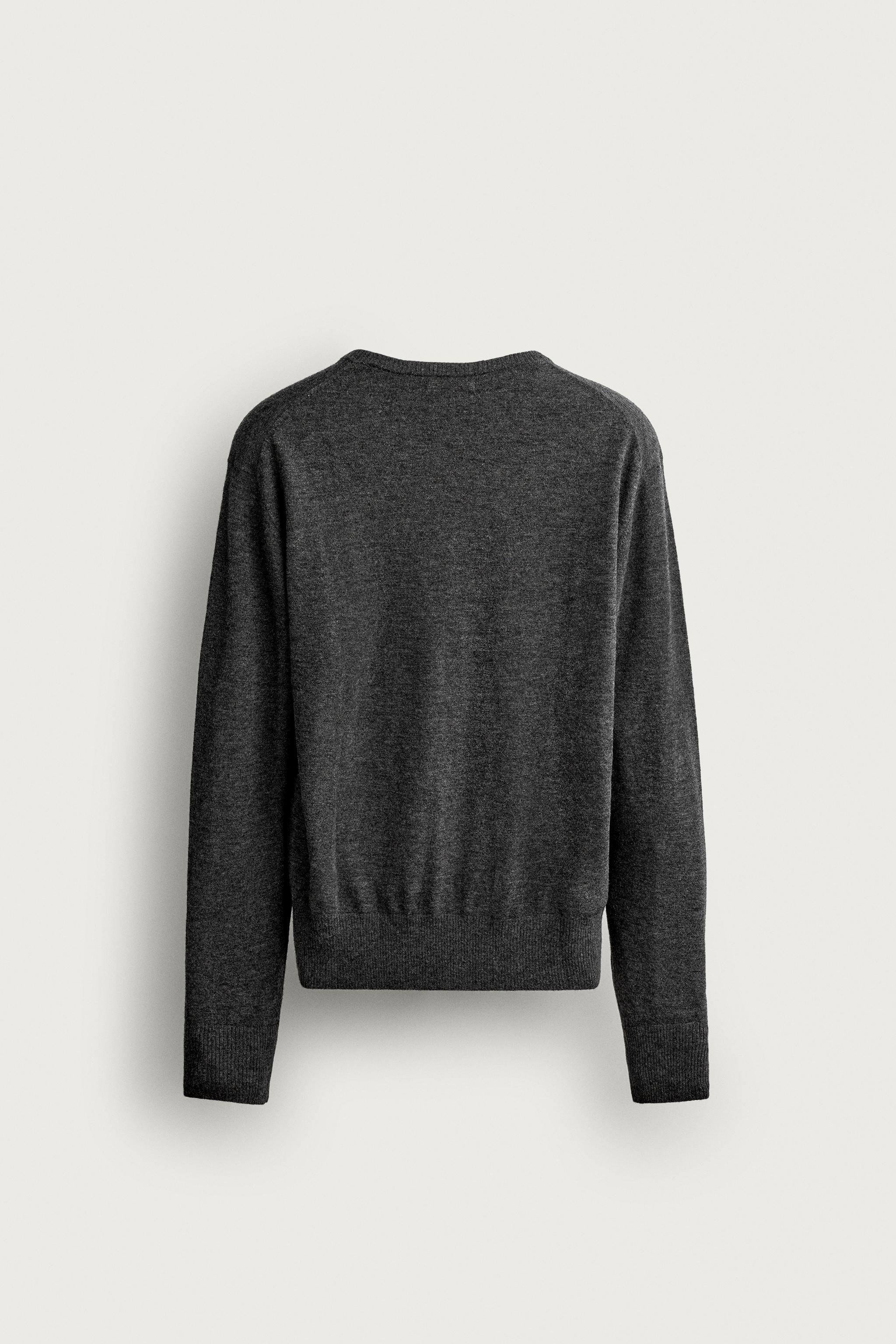 Zara Hafif %100 Yün Kazak görsel 8