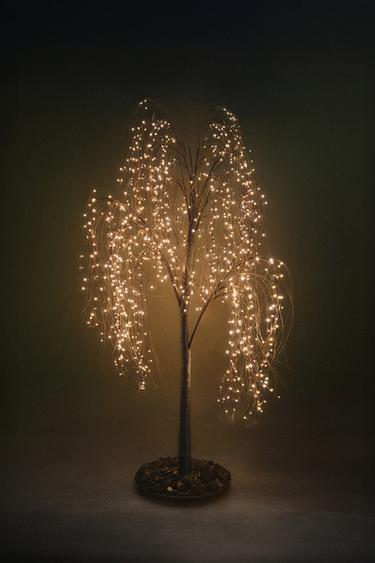 Zara CHRISTMAS WILLOW TREE WITH LED LIGHT (70.9") - Brown