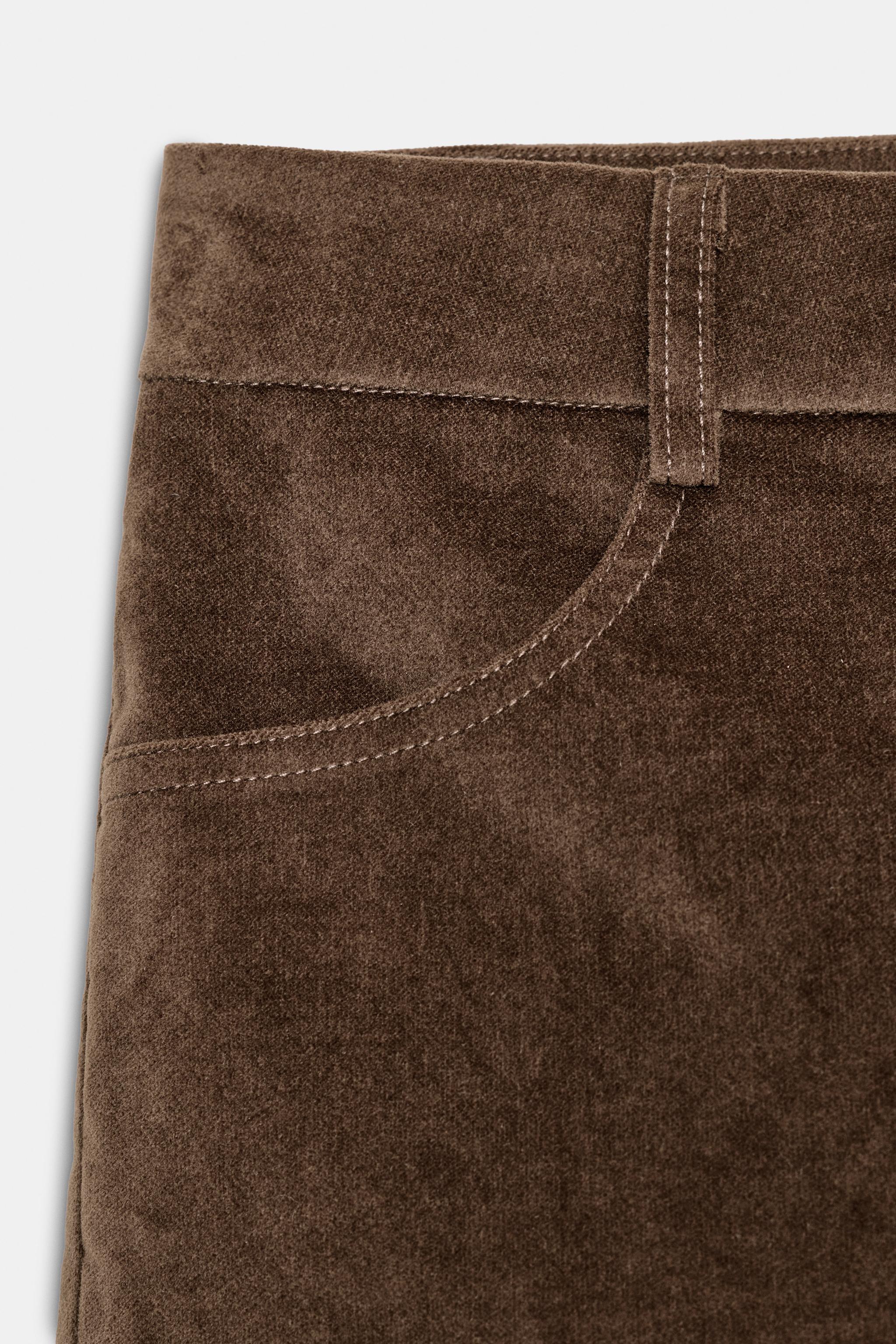 FAUX SUEDE MINI SHORTS