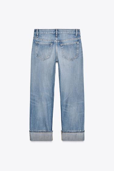JEAN TRF DROIT DÉCHIRÉ TAILLE NORMALE - Bleu clair de Zara - Image 6