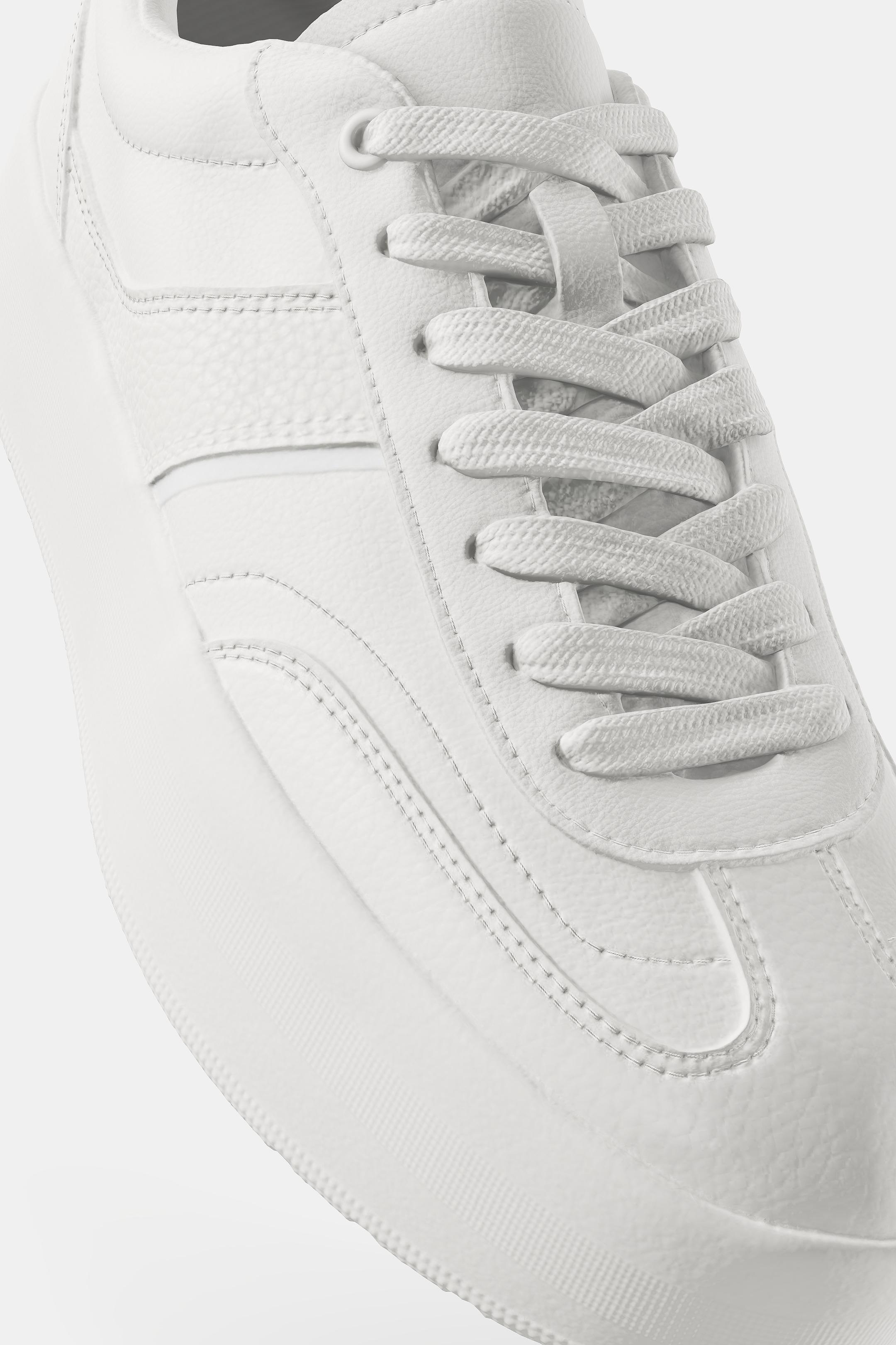 PLATFORM TRAINERS WITH TRACK SOLE - White by Zara