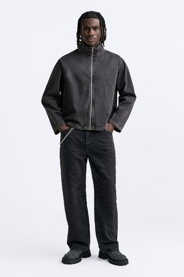 ТУФЛИ ИЗ ТКАНИ НА ОБЪЕМНОЙ ПОДОШВЕ — Синий от Zara — изображение 0