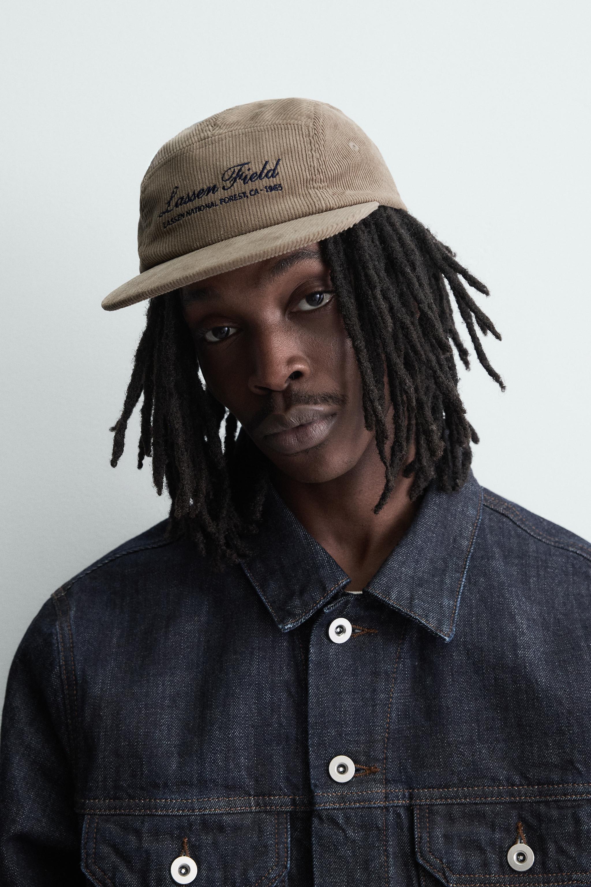 FLAT BRIM CORDUROY CAP - Beige | ZARA United States