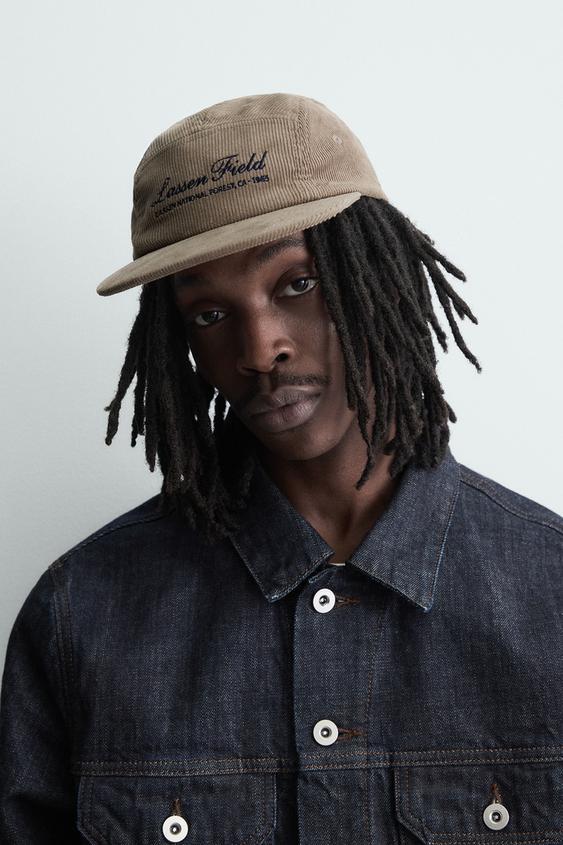 FLAT BRIM CORDUROY CAP