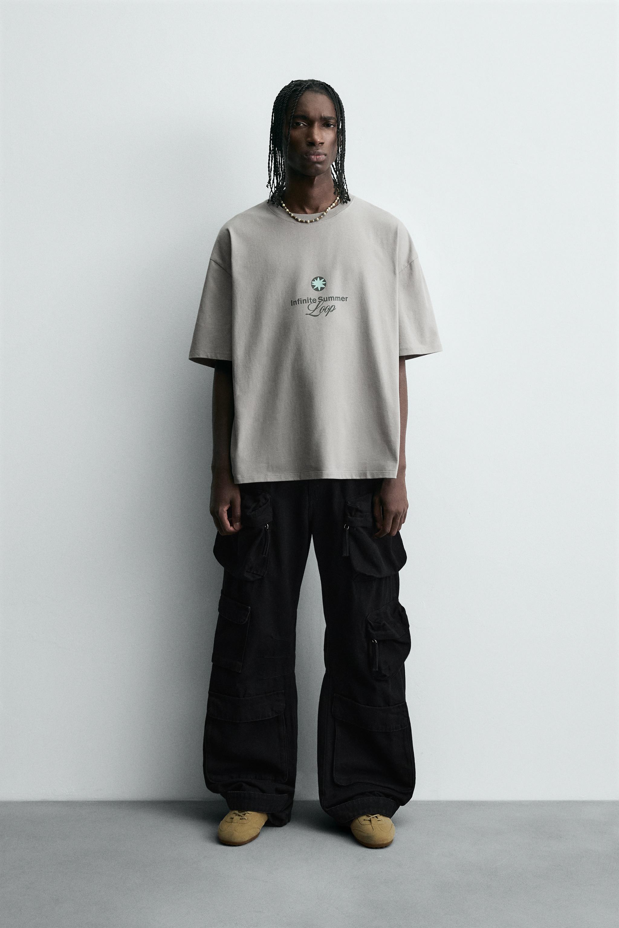 グレーTシャツ – メンズ | 最新コレクション | ZARA 日本