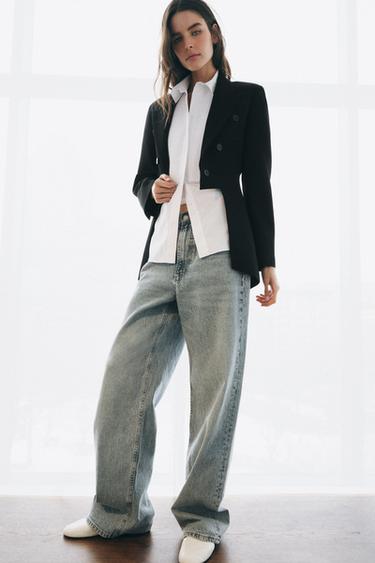 АСИММЕТРИЧНЫЙ БЛЕЙЗЕР — ZW COLLECTION — ЧЕРНЫЙ от Zara
