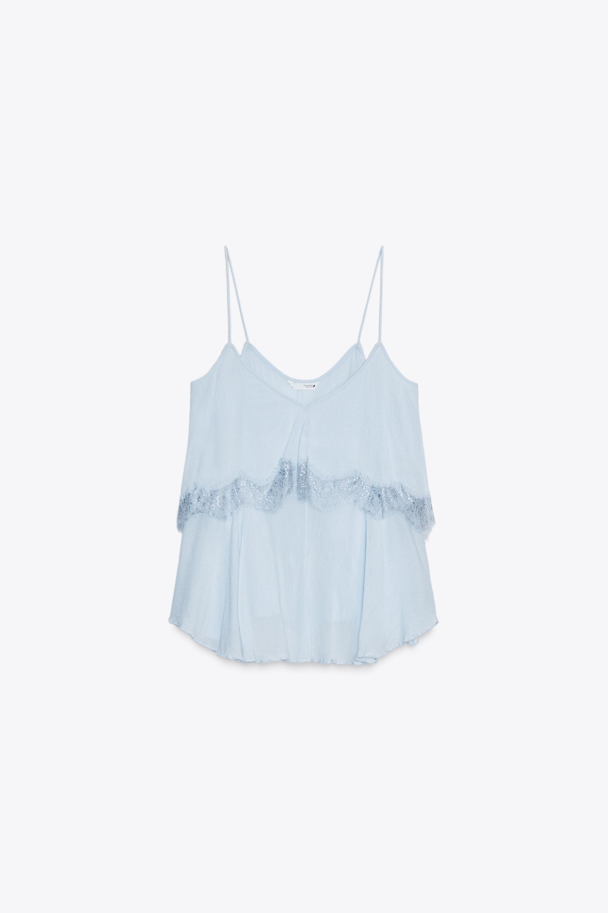 LACE TRIM CAMISOLE TOP