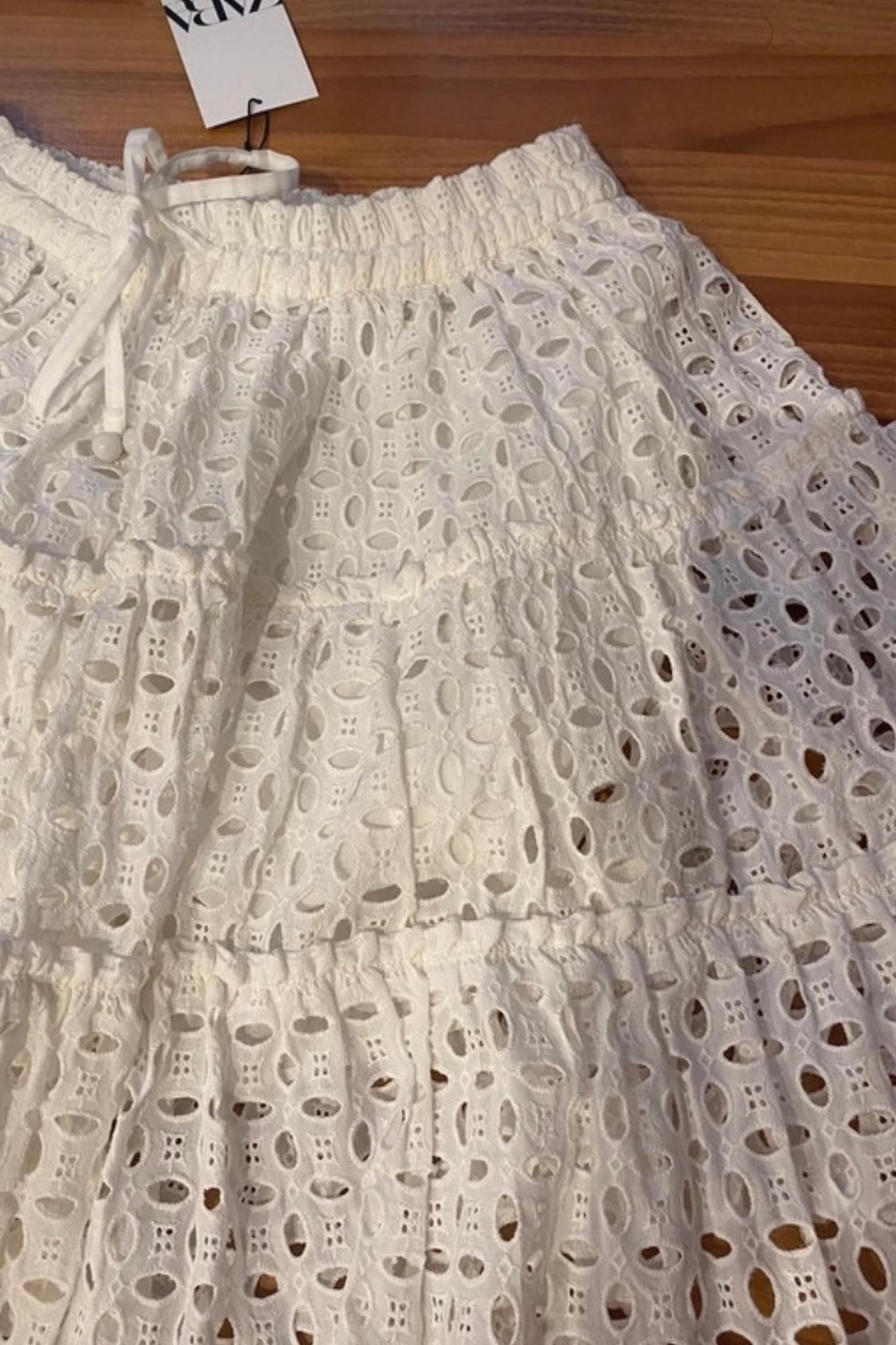 SHORT FRILLED SKIRT - Image 5