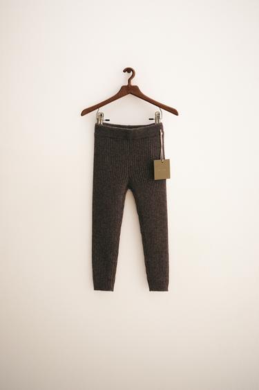 ZARA TIMELESS - 100% CASHMERE LEGGINGS - Brown marl by Zara