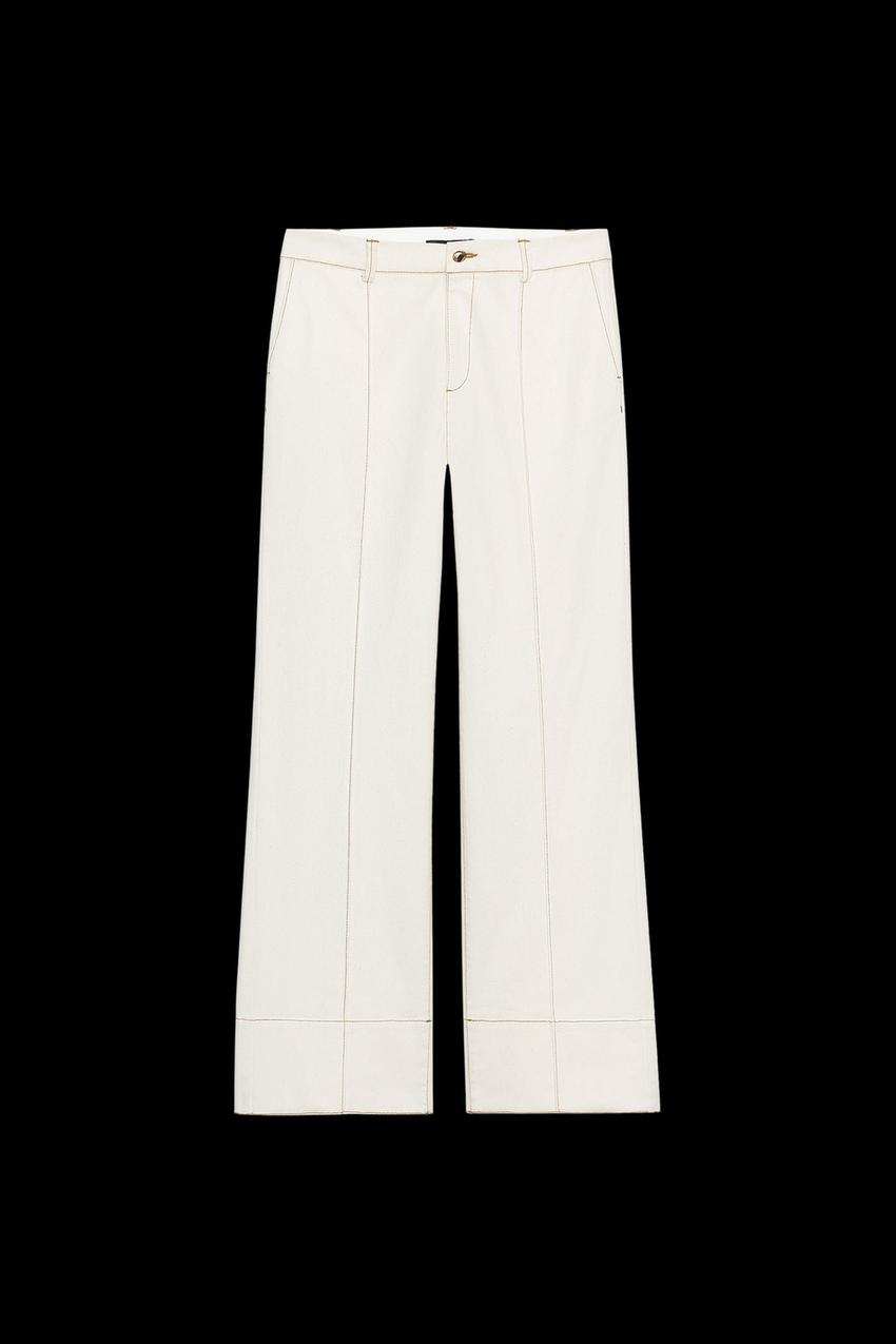 STITCHED BOOTCUT PANTS