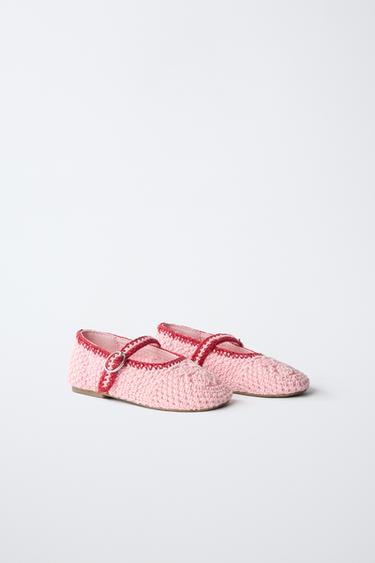 BALLERINES CROCHET - Rose de Zara - Image 2