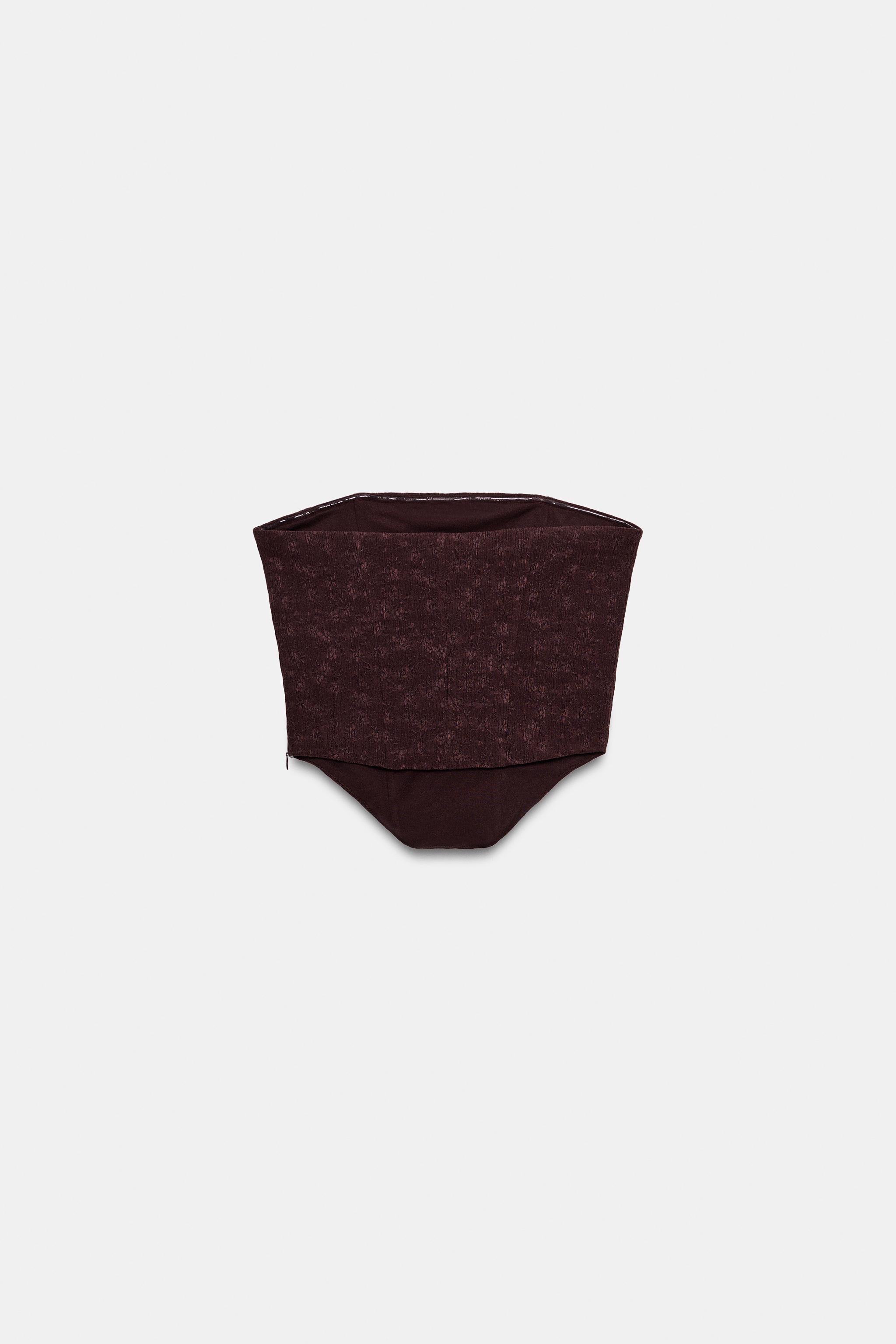 TOP CORSET TEXTURÉ