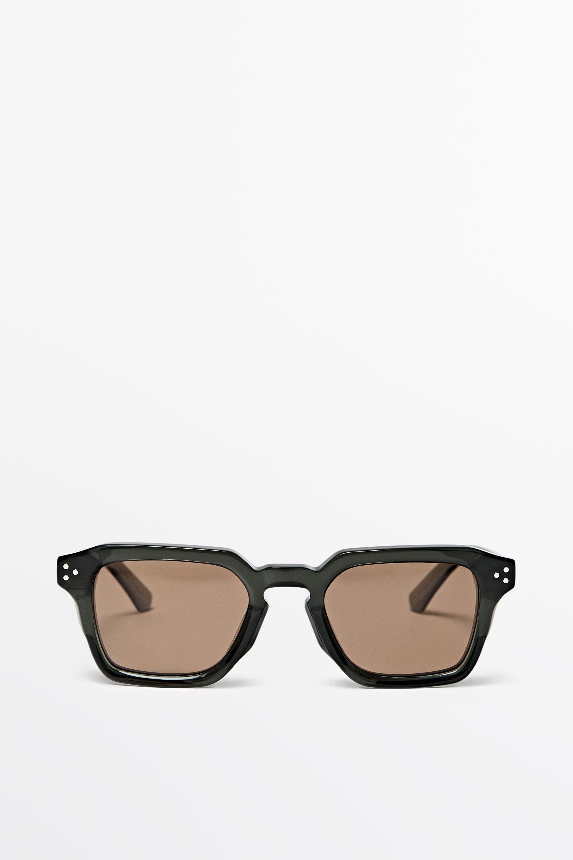 Rectangular sunglasses — Green