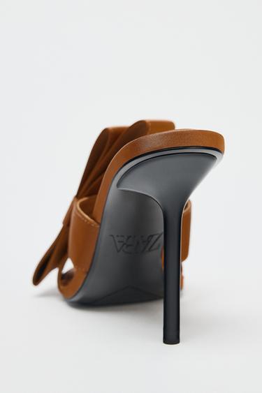 SANDALES LACET LATÉRAL - Marron de Zara - Image 6