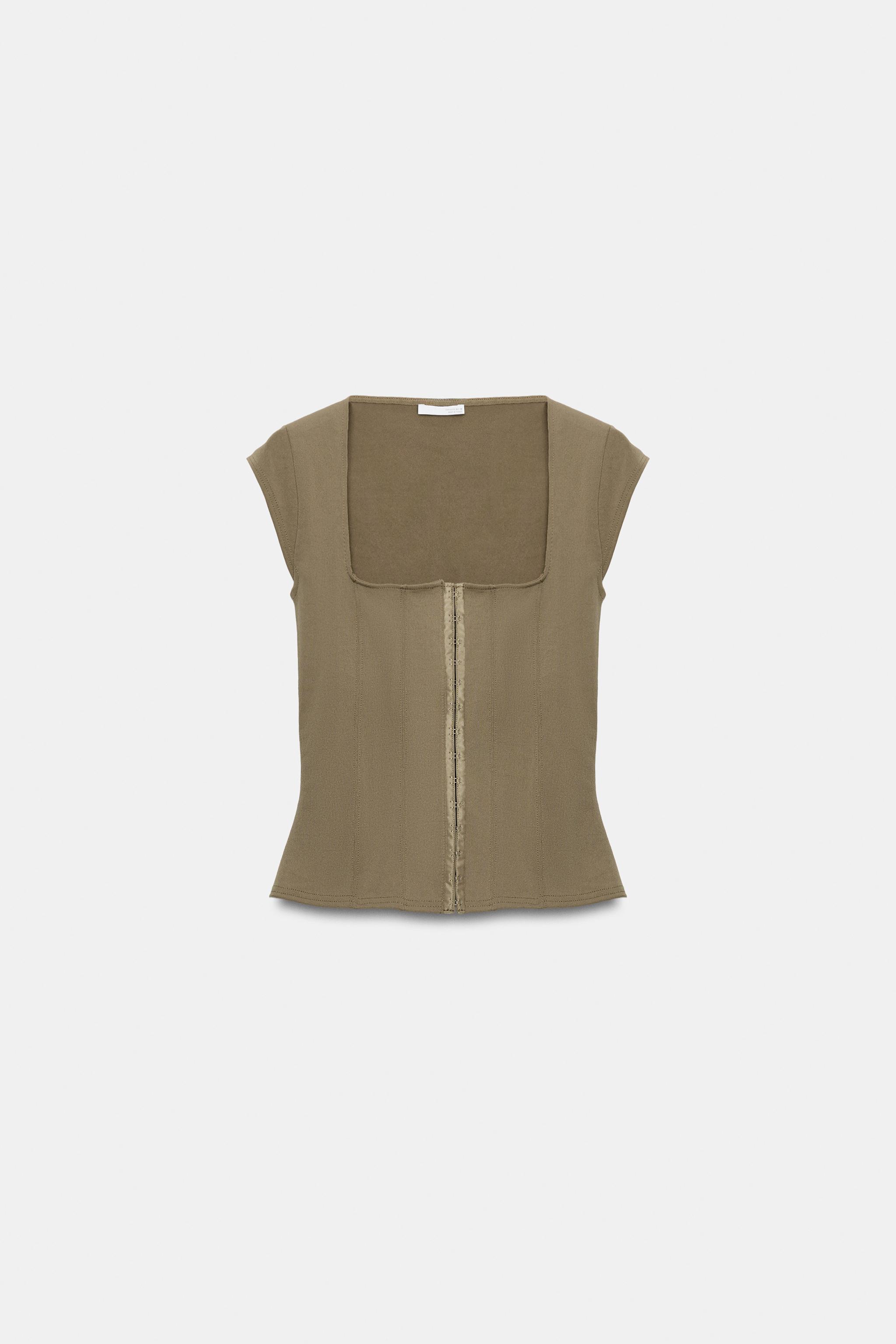 STRETCH CORSET TOP - Black | ZARA United States