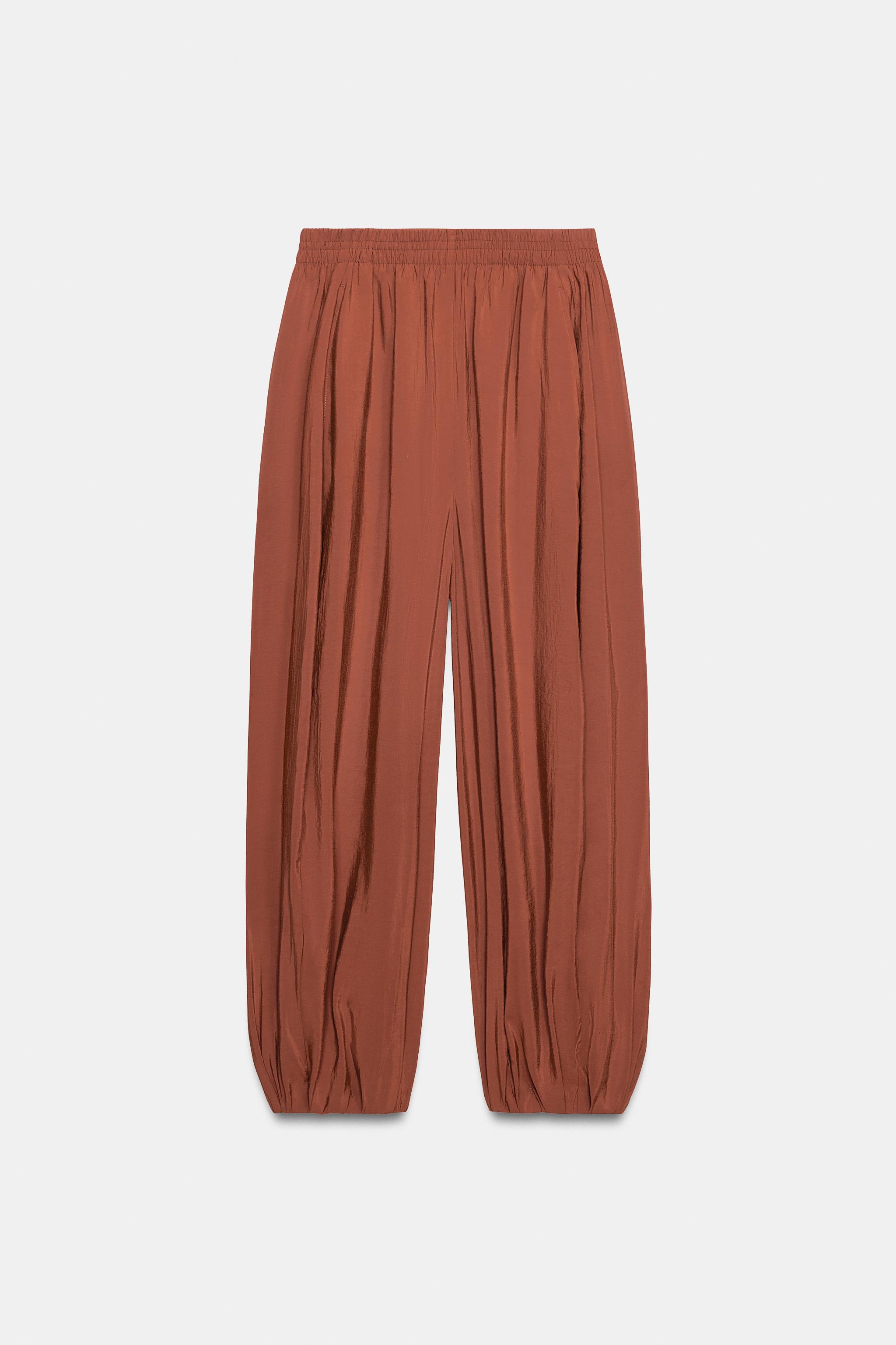 ELASTIC WAIST BALLOON PANTS