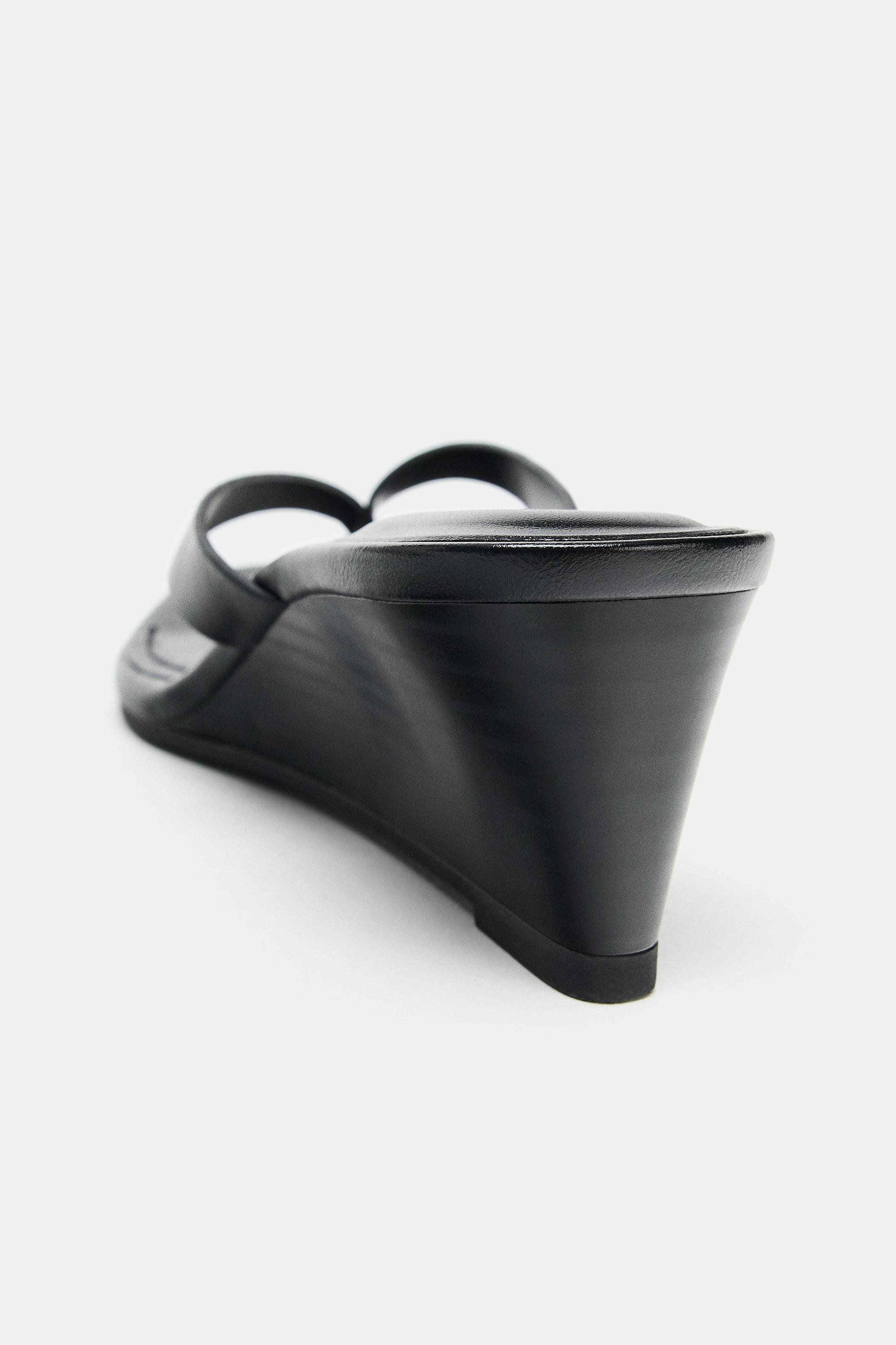 Zara Dolgu Topuk Sandalet görsel 7