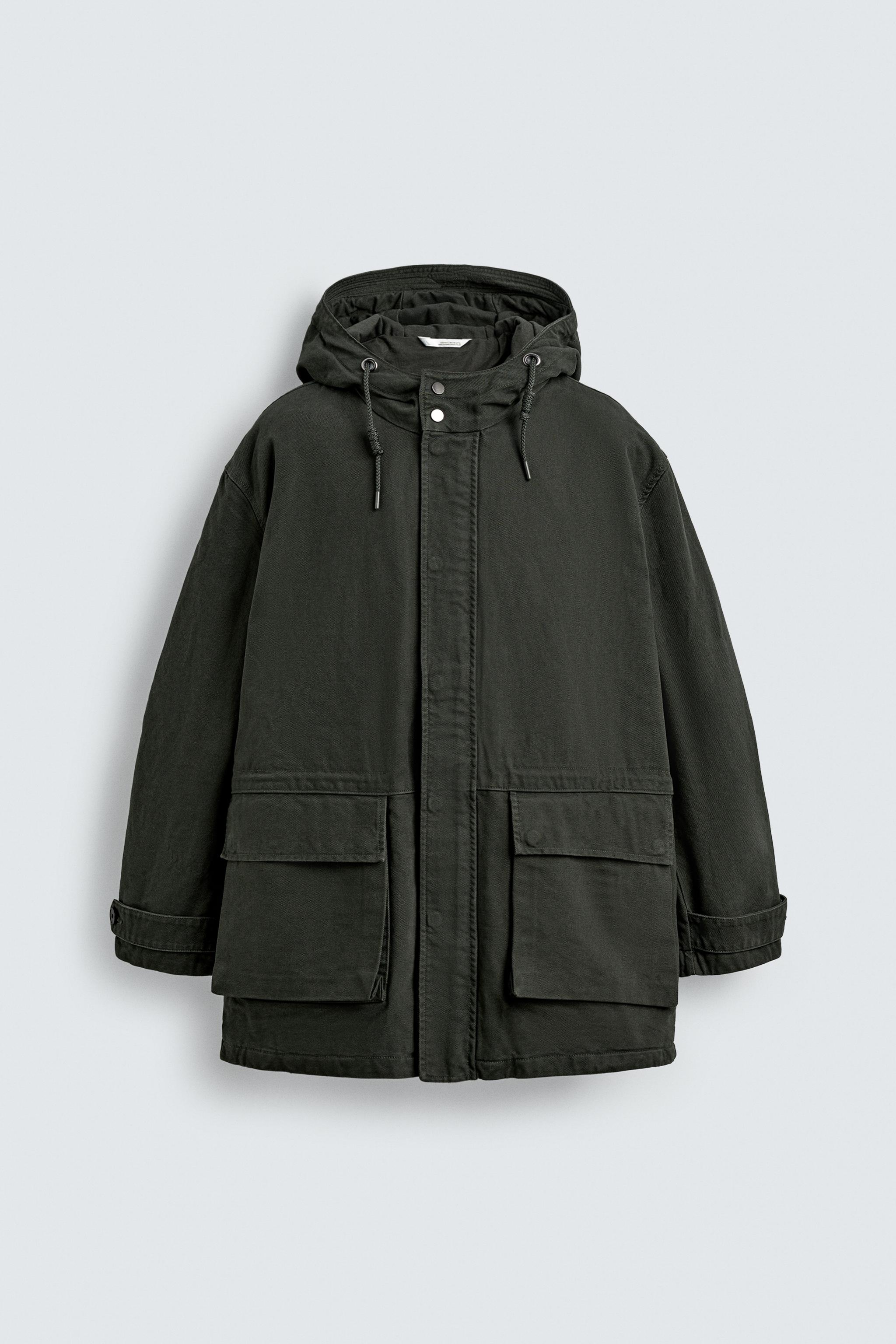 RELAXED FIT WASHED PARKA