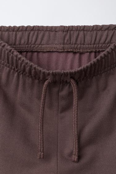 FLARE PLUSH TROUSERS - Brown by Zara - Image 2