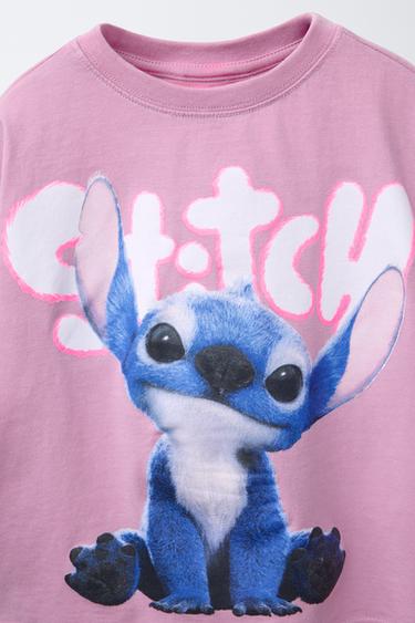 T-SHIRT IMPRIMÉ LILO & STITCH © DISNEY - Rose de Zara - Image 2