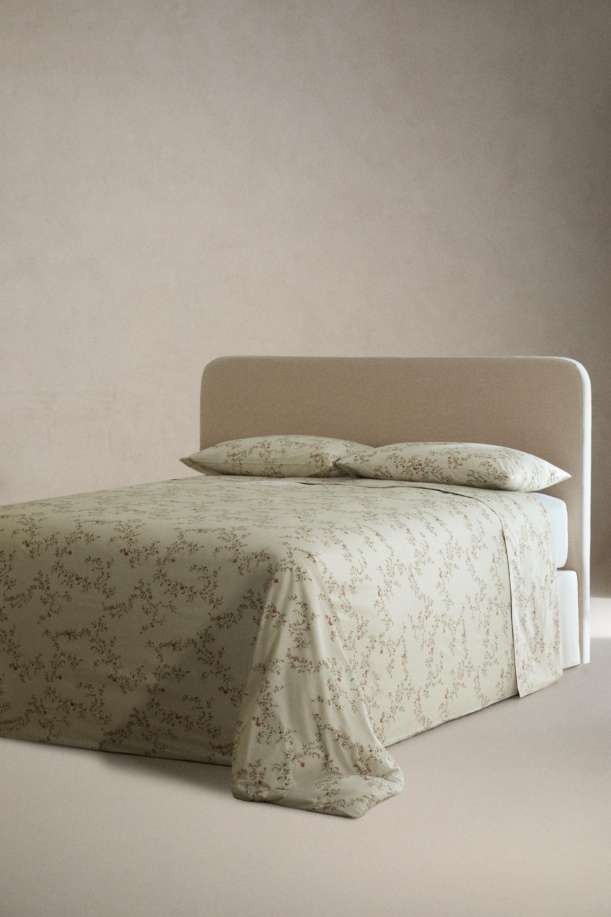 LEAF PRINT DUVET COVER