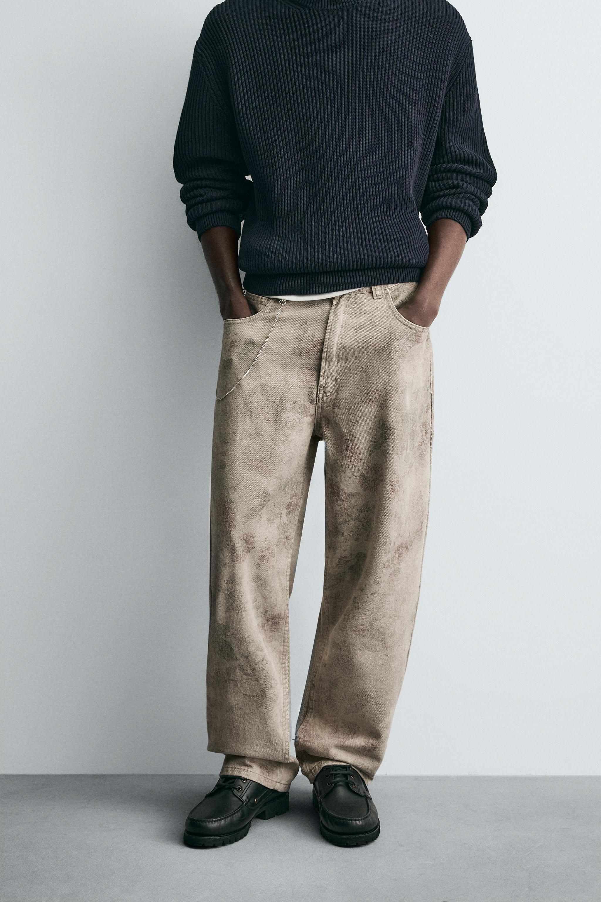 ABSTRACT PRINT BALLOON FIT PANTS