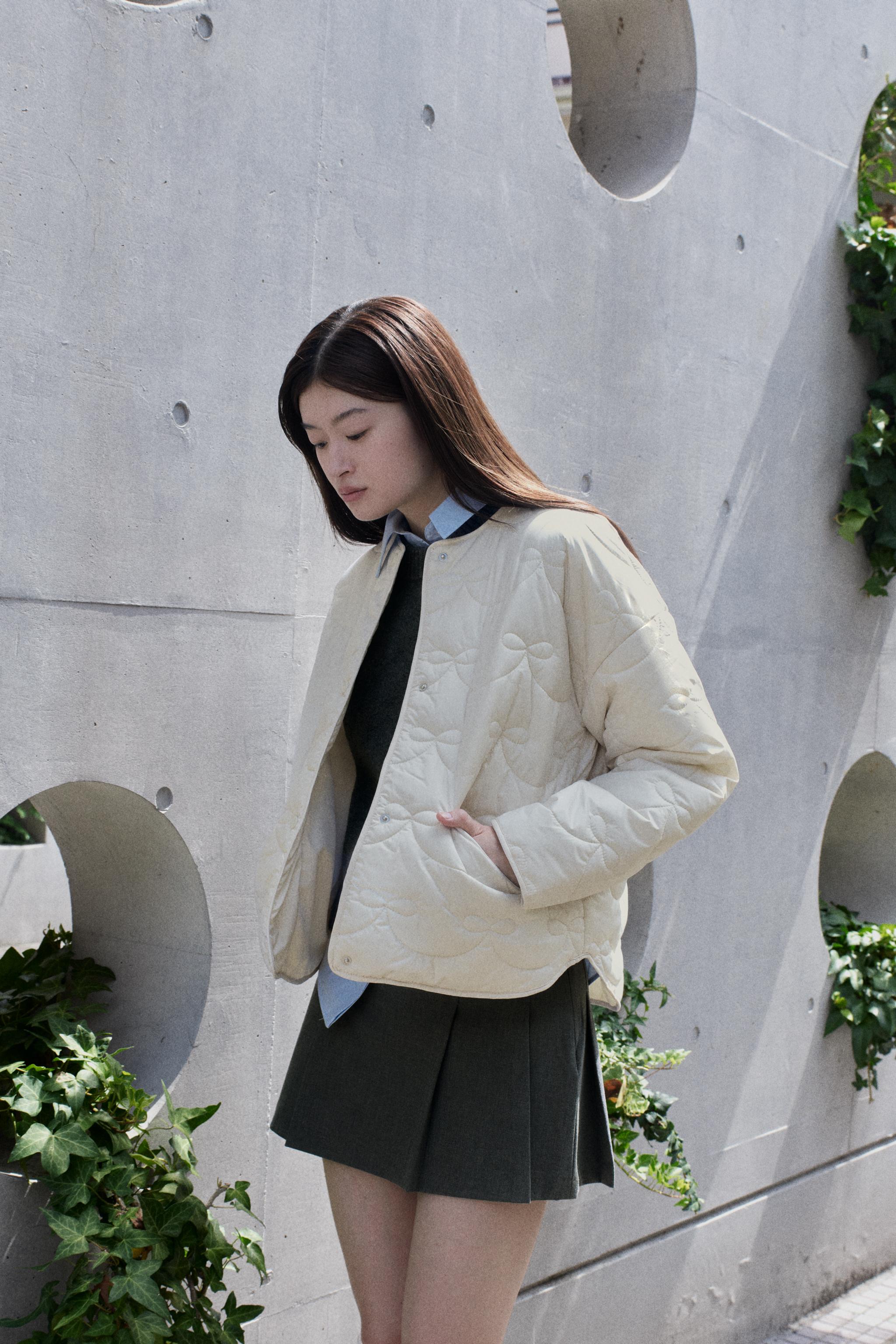 ZARA ショートキルティングフェイクレザージャケット　L ZARA ショートキルティングフェイクレザージャケット S - メルカリ