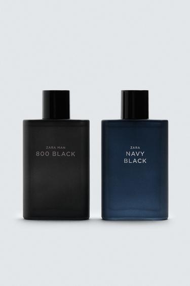 Zara MAN NAVY BLACK + ZARA MAN 800 BLACK EDT 2X 90 ML (3.0 FL. OZ). - TINTED LEATHER