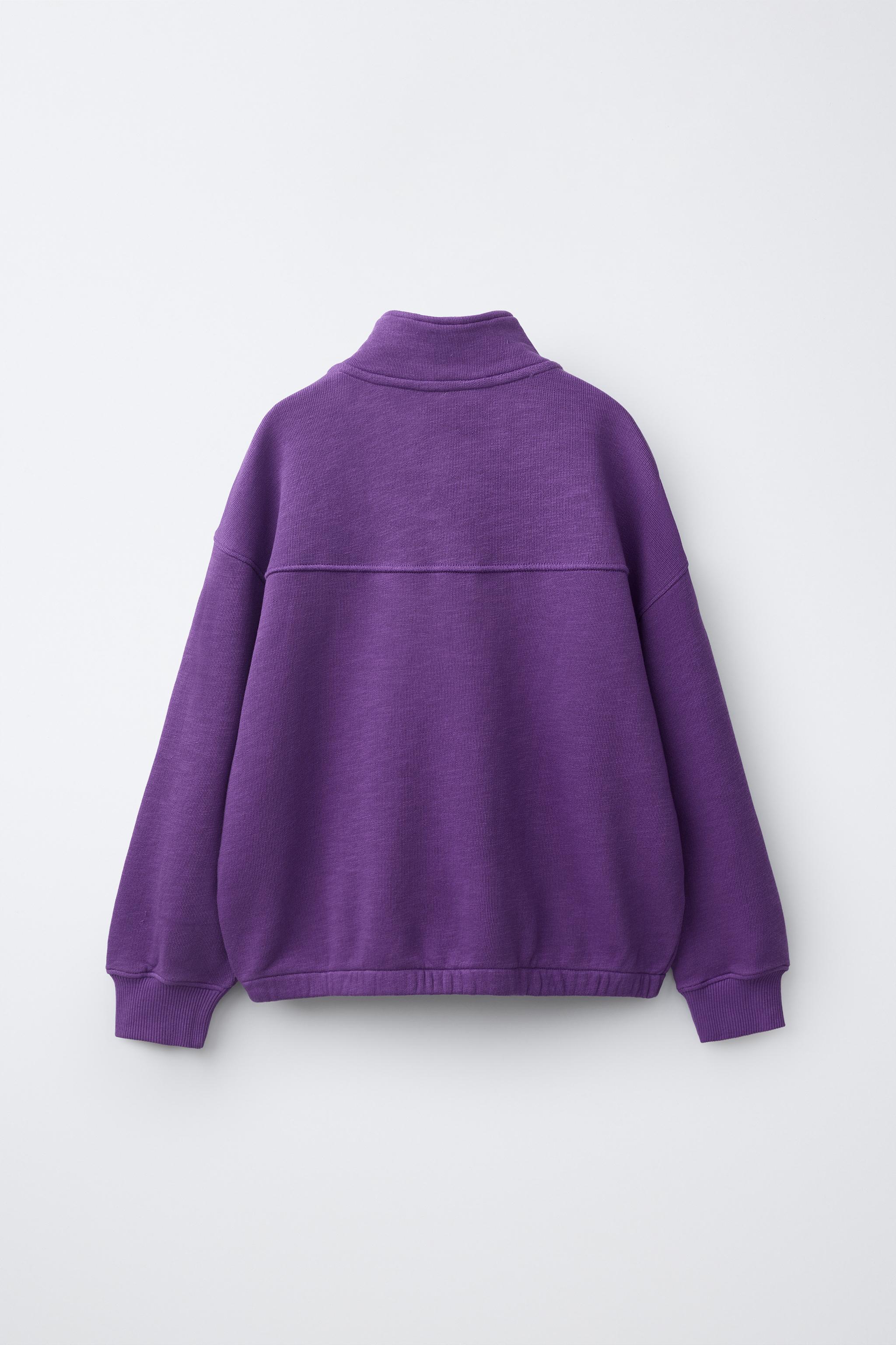 Детские худи Zara PLAIN ZIP-UP SWEATSHIRT — фото 3