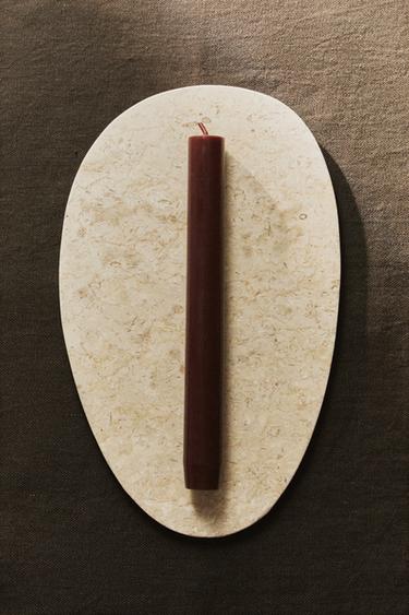 PACK OF LONG CANDLES (PACK OF 4) - Dark brown by Zara