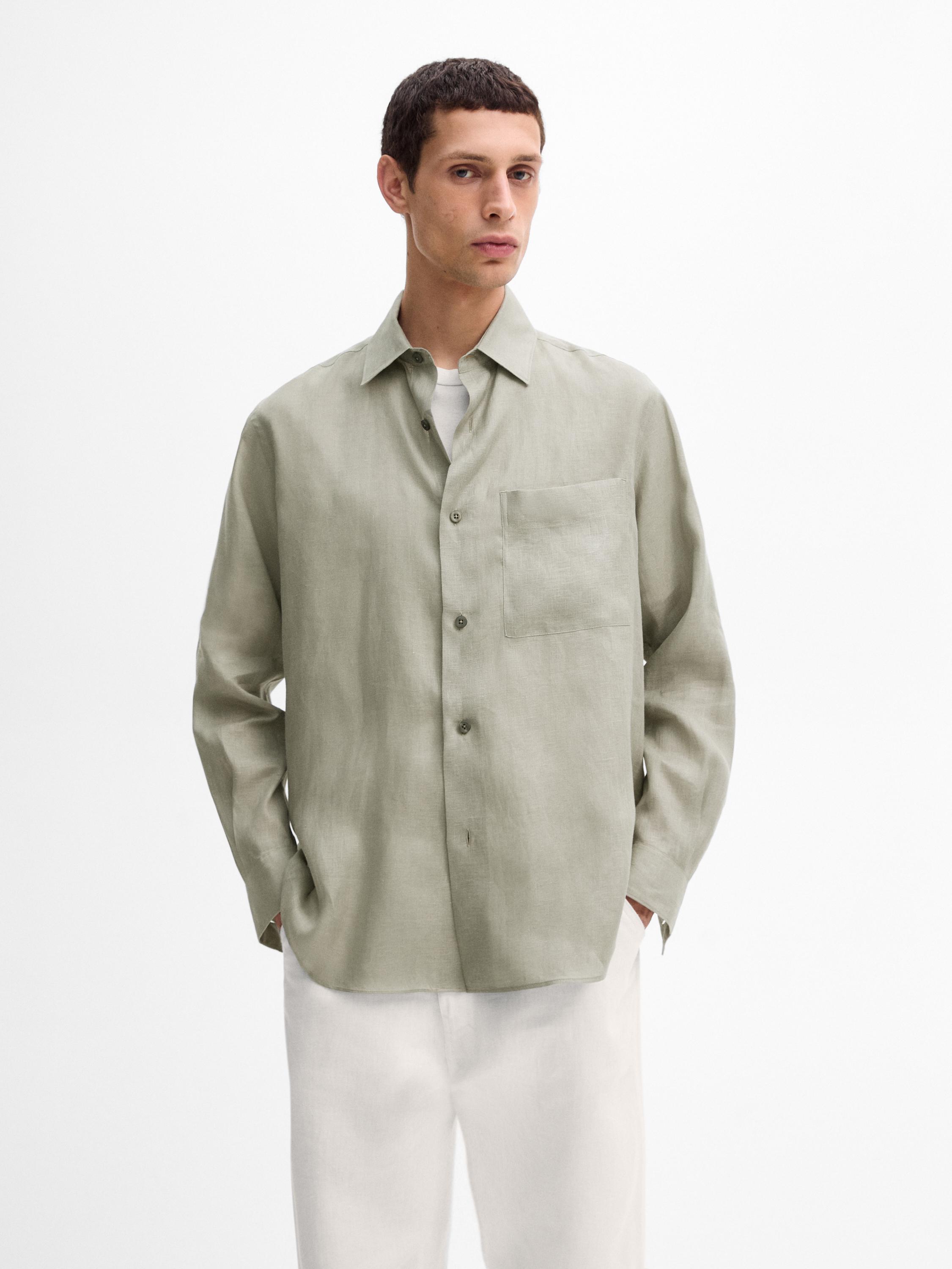 Relaxed Linen Shirt | Aritzia US