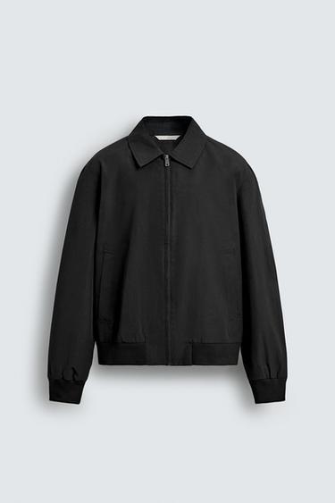 WATER-REPELLENT TECHNICAL JACKET - Black by Zara