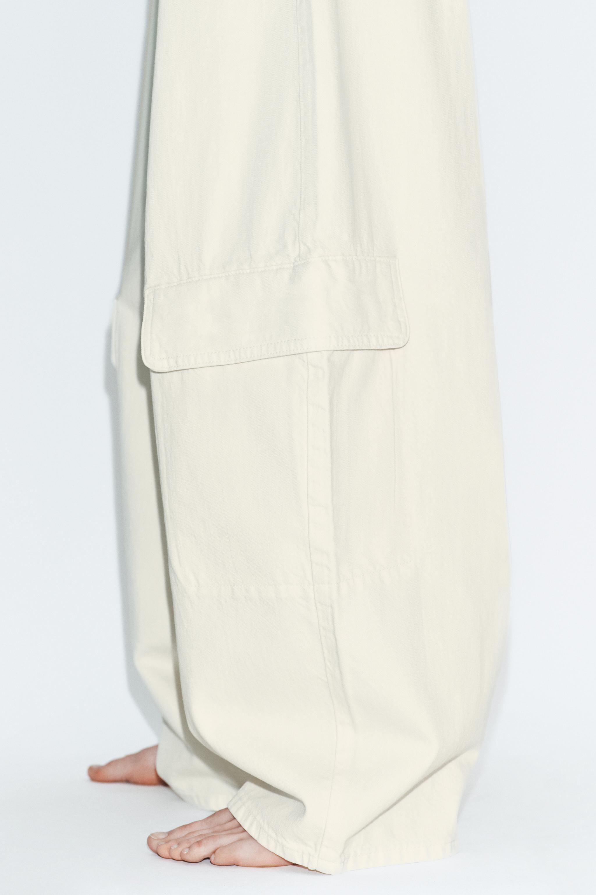 MID-RISE TRF OVERSIZE CARGO JEANS