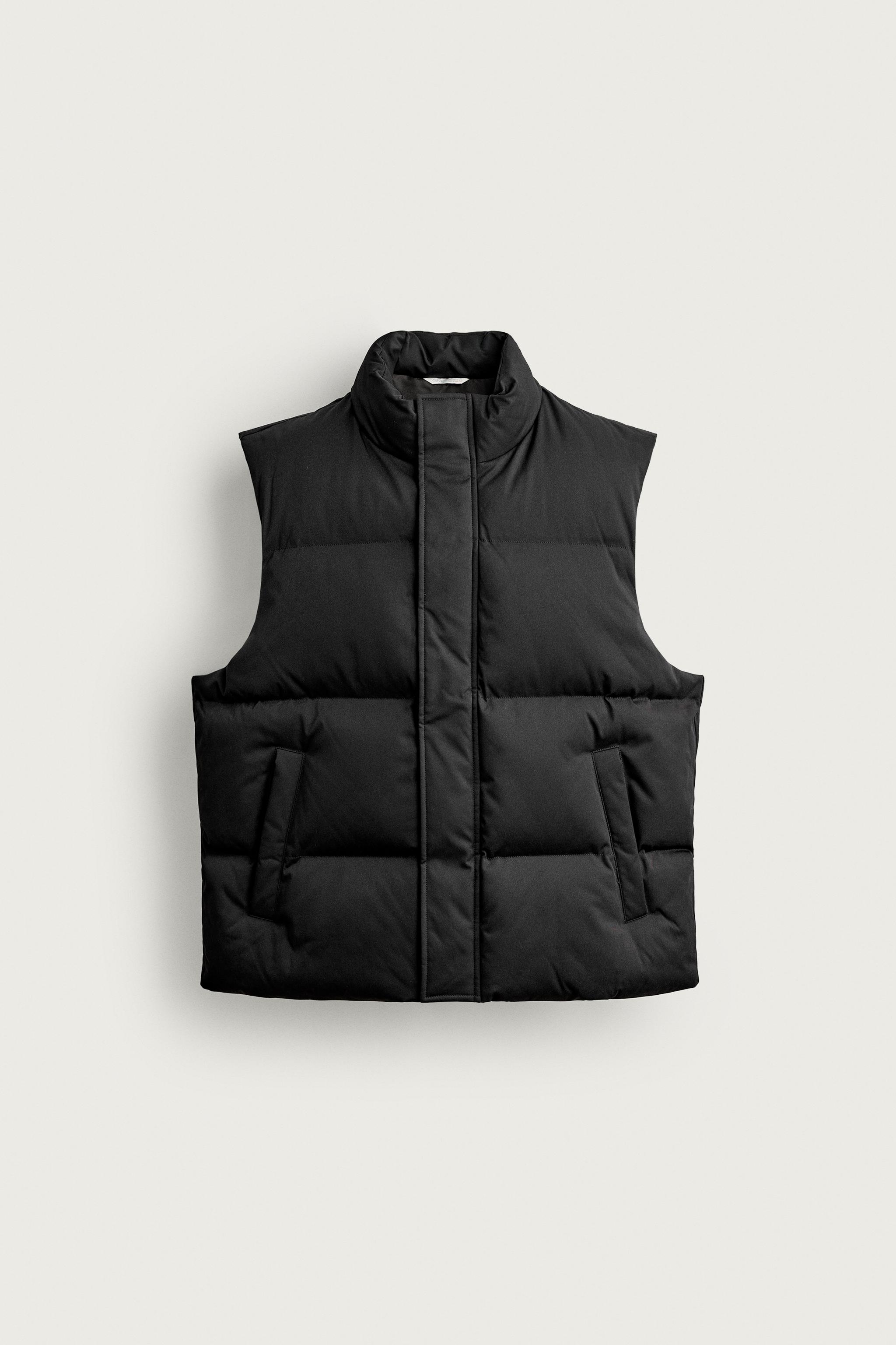 Zara REGULAR FIT ŞİŞME YELEK görsel 7