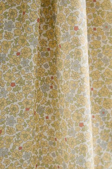 ROBE ENFANT FLEURS - Jaune de Zara - Image 4