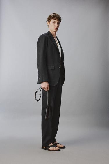 COSTUME REGULAR FIT 100% LIN - 213 de Zara - Image 1
