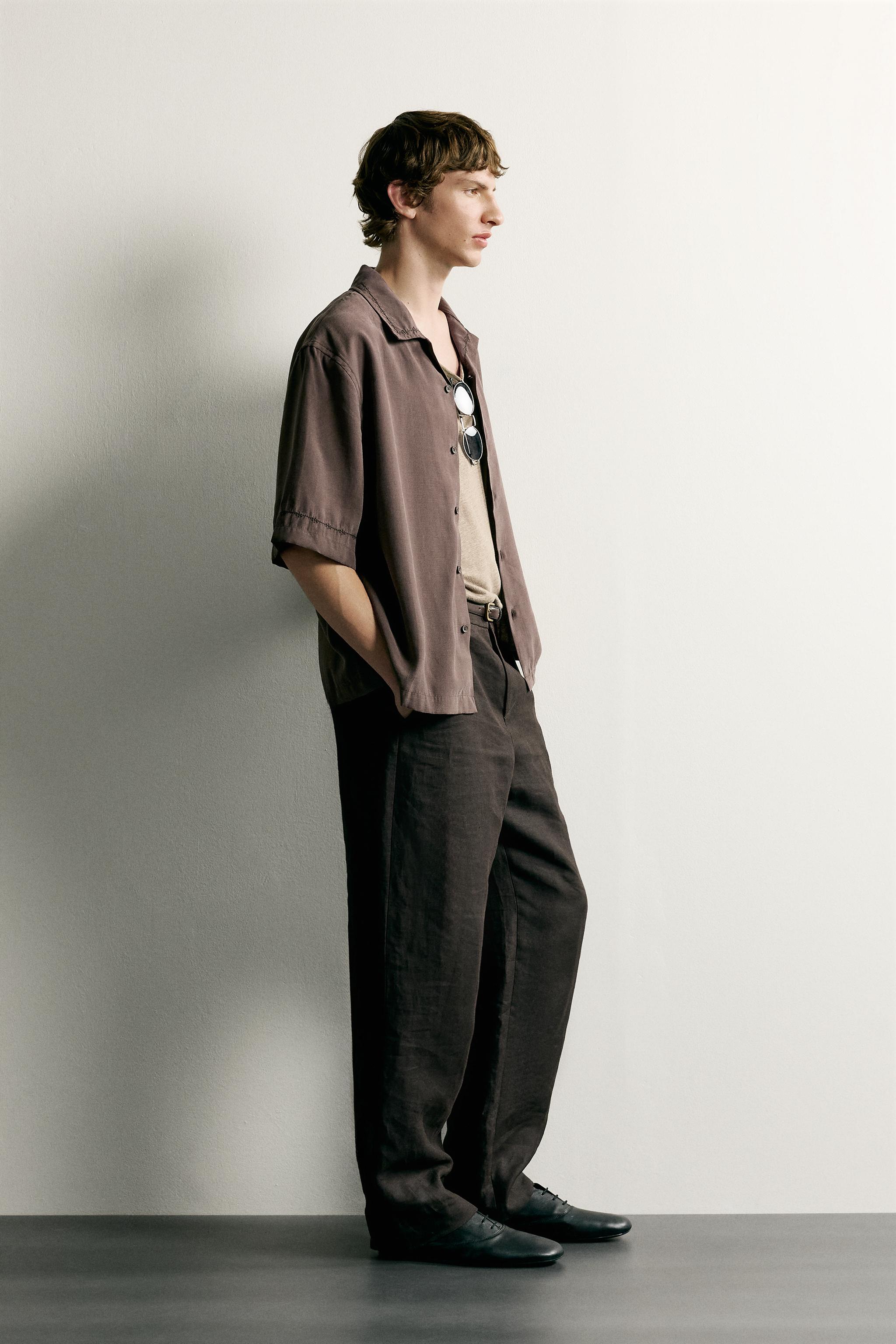 EMBROIDERED RELAXED-FIT SHIRT