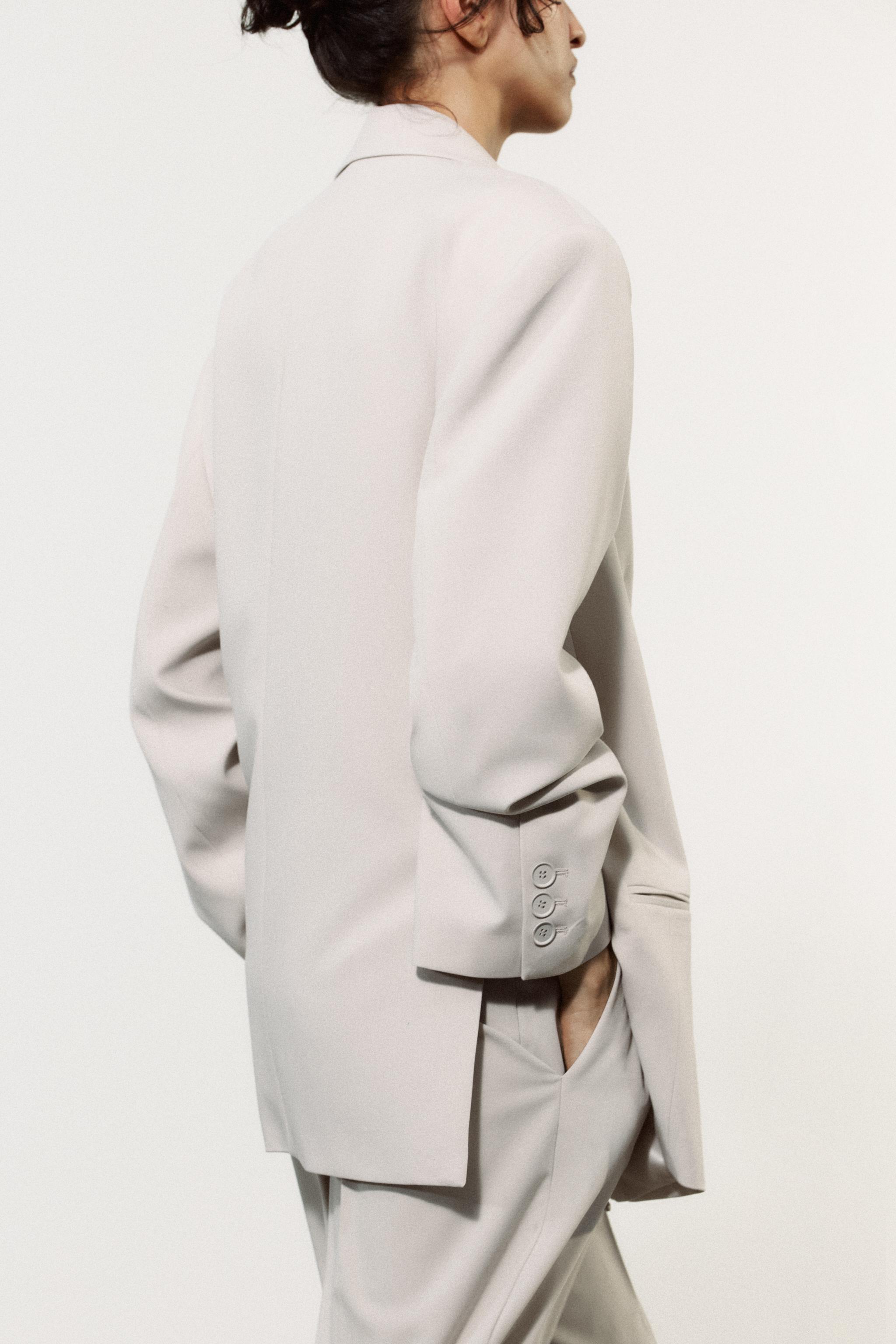 オーバーサイズ ブレザー - ライトグレー | ZARA Japan / 日本