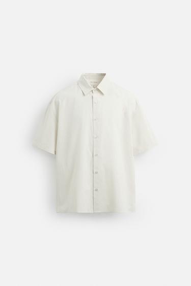 CHEMISE COTON - CHANVRE RAYÉES - Rayures de Zara - Image 5