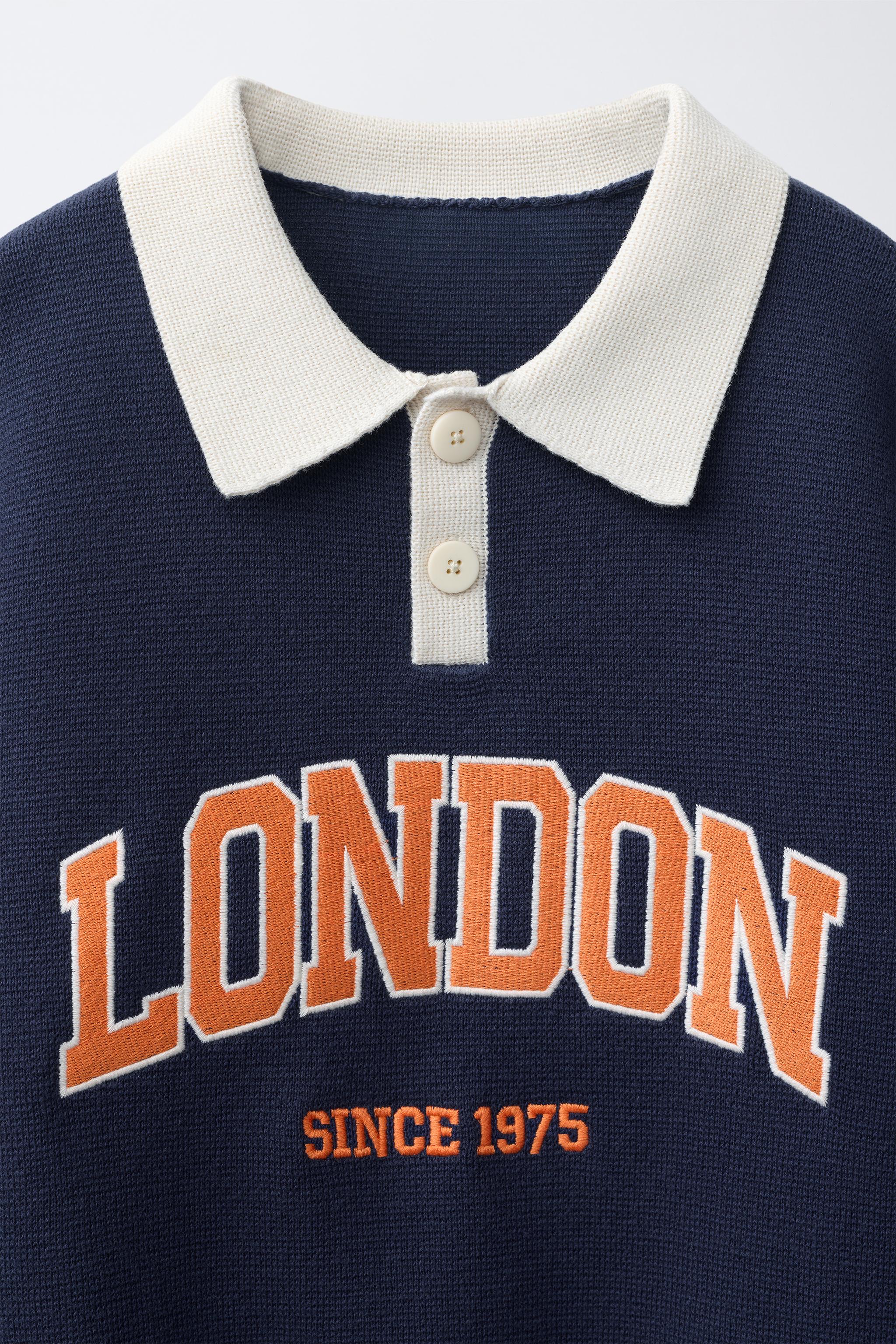 VARSITY KNIT POLO JUMPER