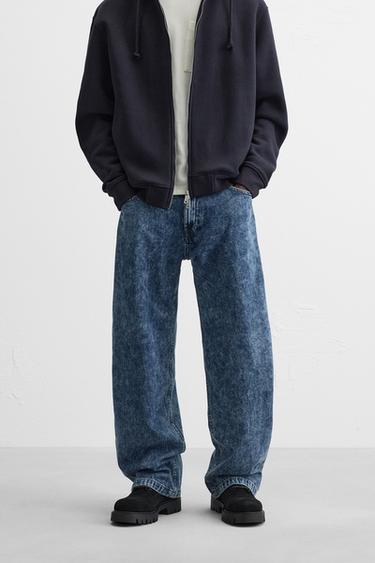 JEANS BAGGY FIT - Azul-médio da Zara