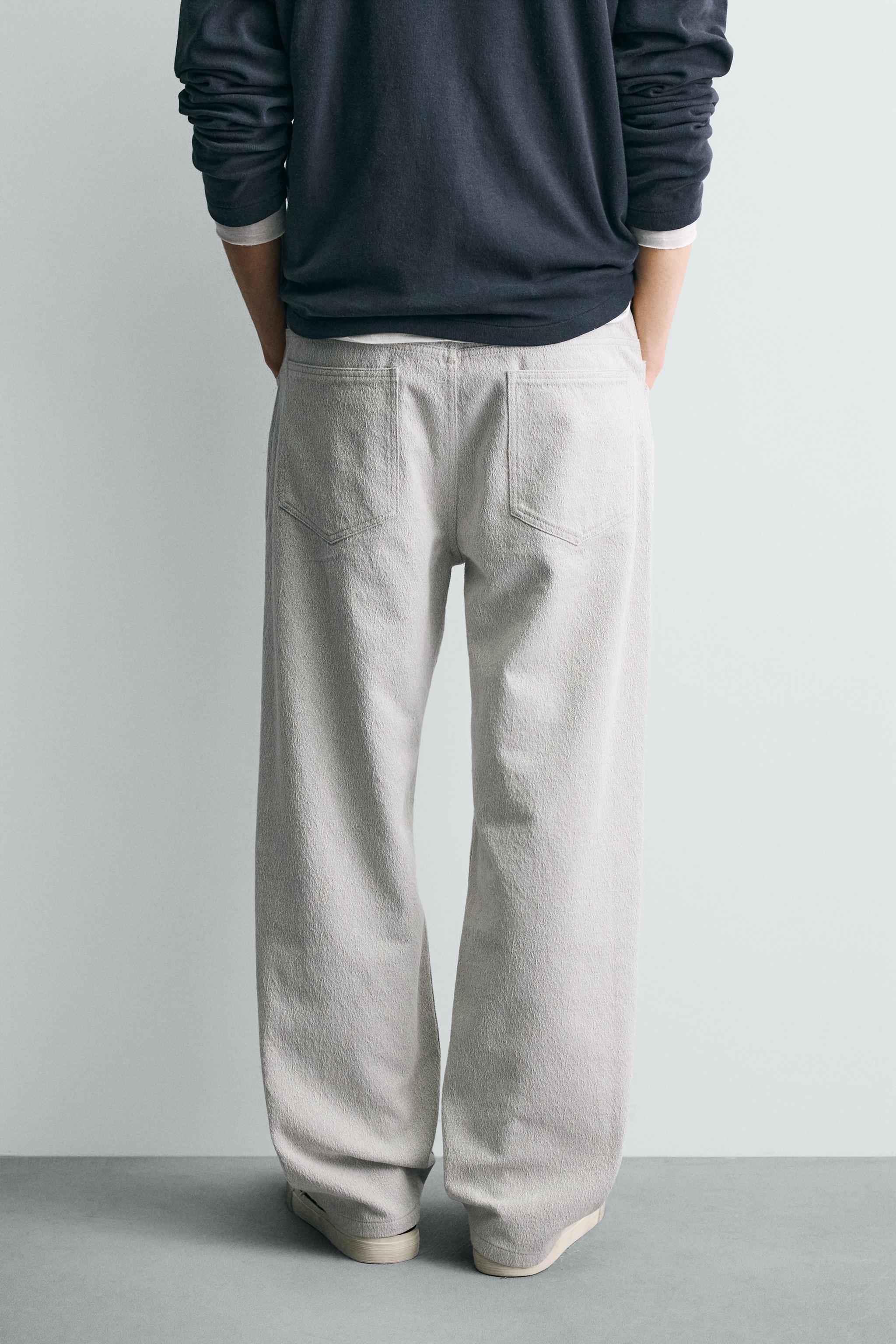PANTALON STRAIGHT FIT JACQUARD