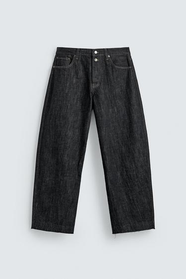 JEANS BALLOON FIT BORDADO SAMUEL DE SABOIA X ZARA - Azul de Zara
