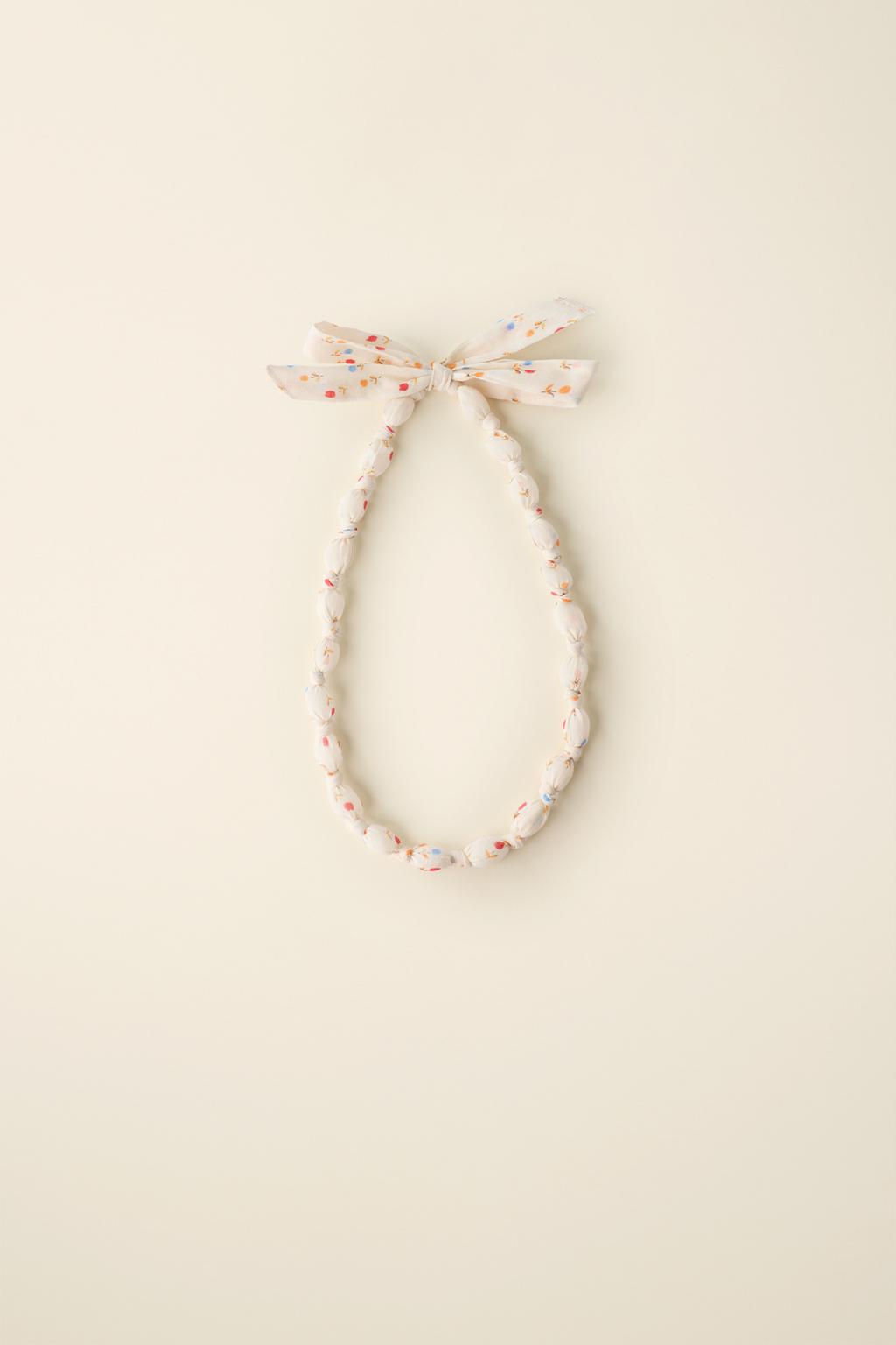 WOVEN TIE NECKLACE CREATED BY CARAMEL LONDON X ZARA