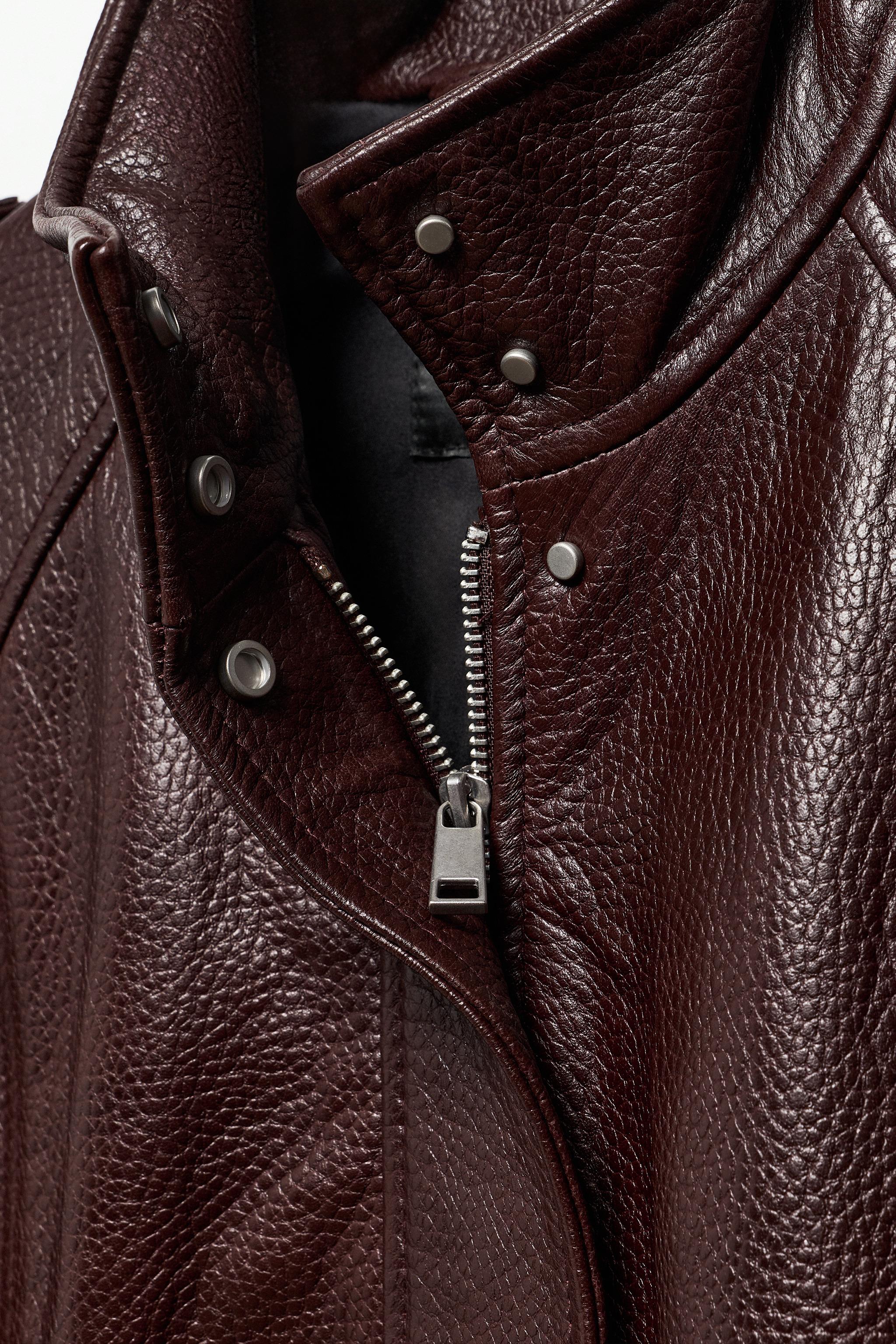 %100 DERİ BOMBER CEKET ZW COLLECTION LIMITED EDITION - Görsel 7