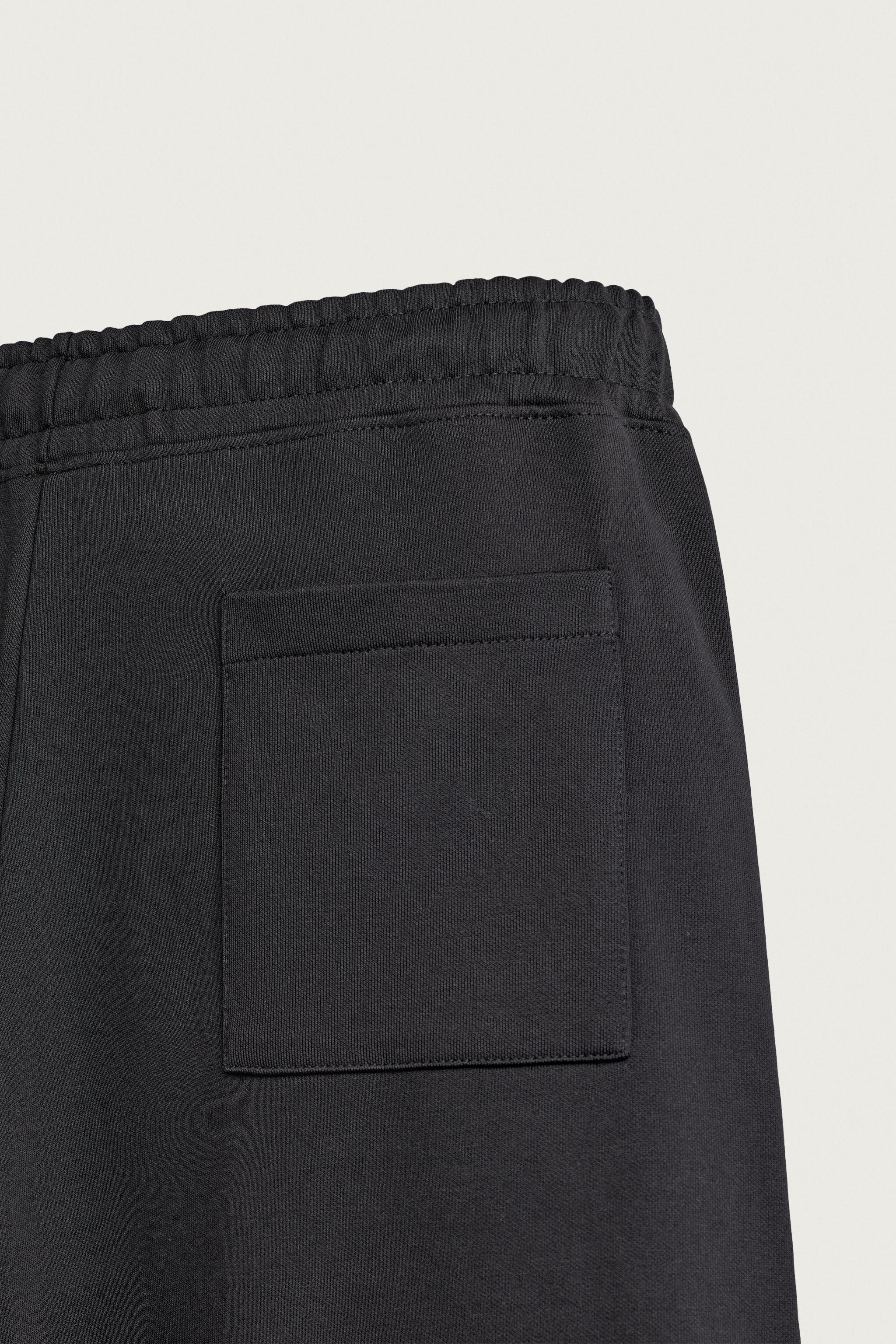 Мужские брюки Zara BASIC STRAIGHT-FIT JOGGER PANTS — фото 9