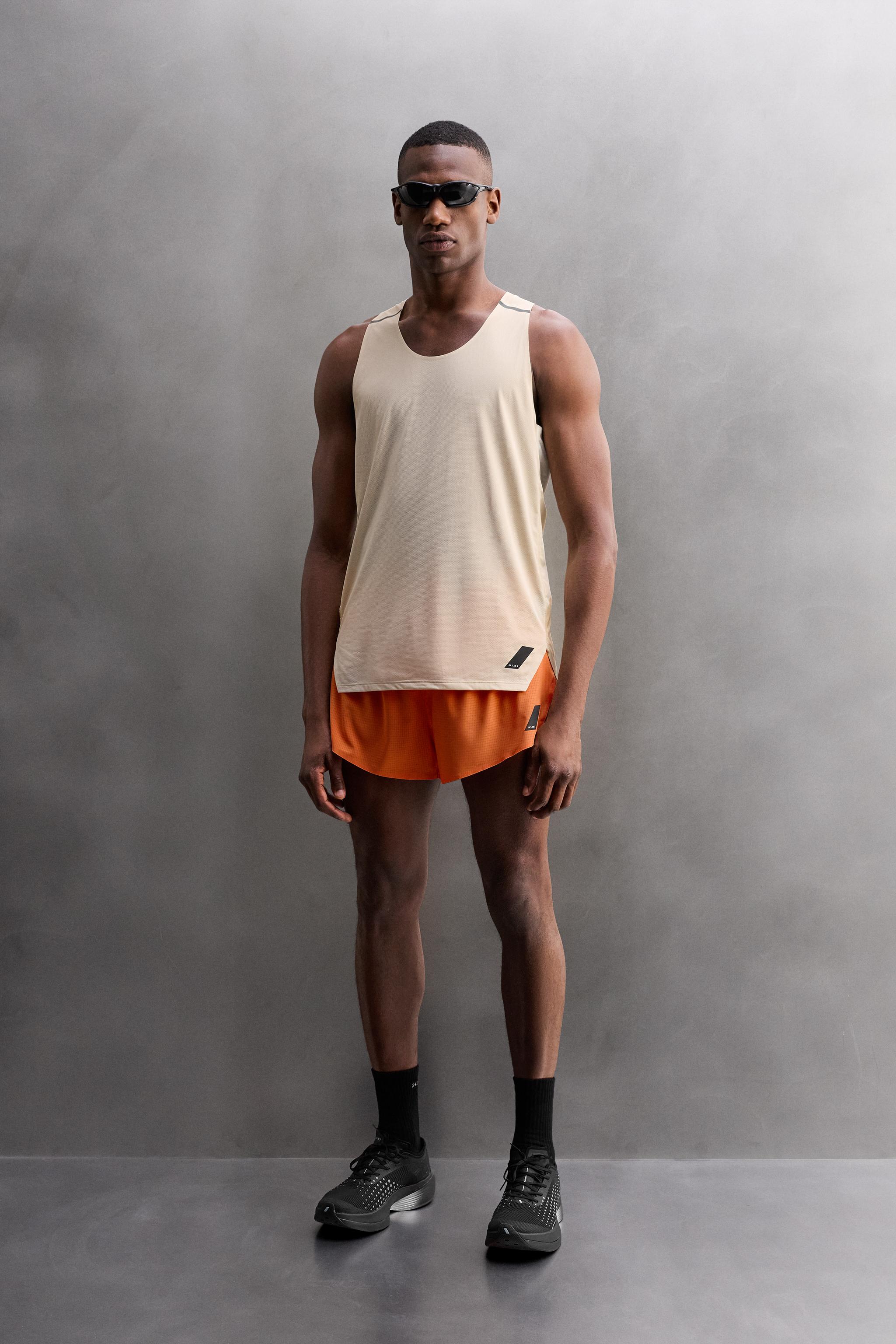 COLOR BLOCK TECHNICAL TANK TOP - Oyster-white | ZARA United