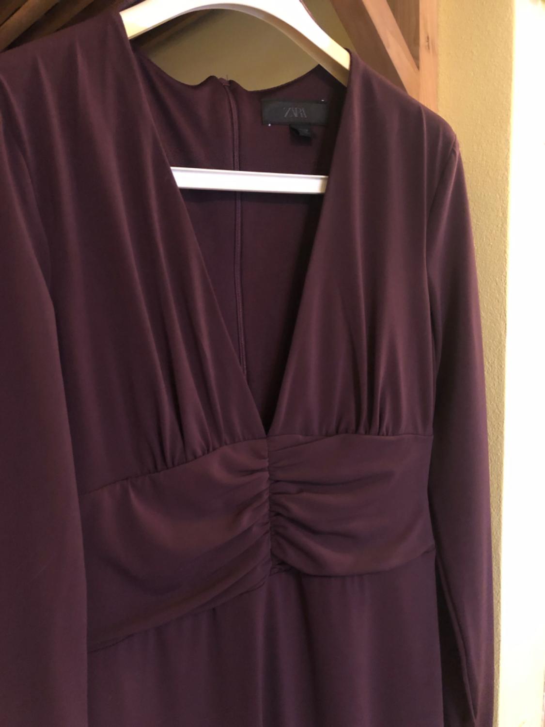 DRAPED MIDI DRESS - Image 3