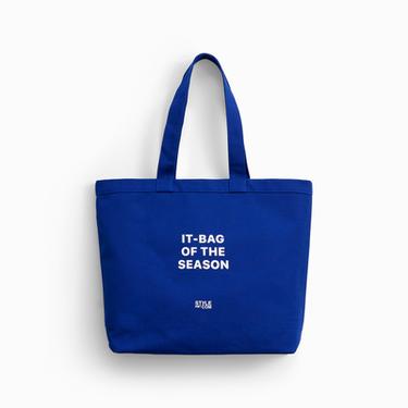 BOLSO SHOPPER ZARA STYLENOTCOM - Azul de Zara